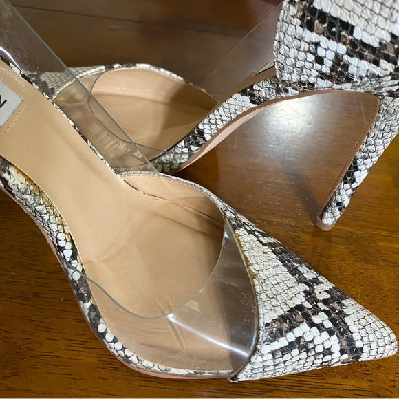 STEVE Madden Women's Shira D'Orsay size 7, Python 4” Heels. Near perfect EUC! - Picture 9 of 14